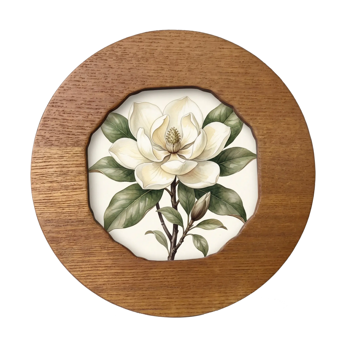 The Heritage Tondo - Photo paper size 4x4in Framzoo