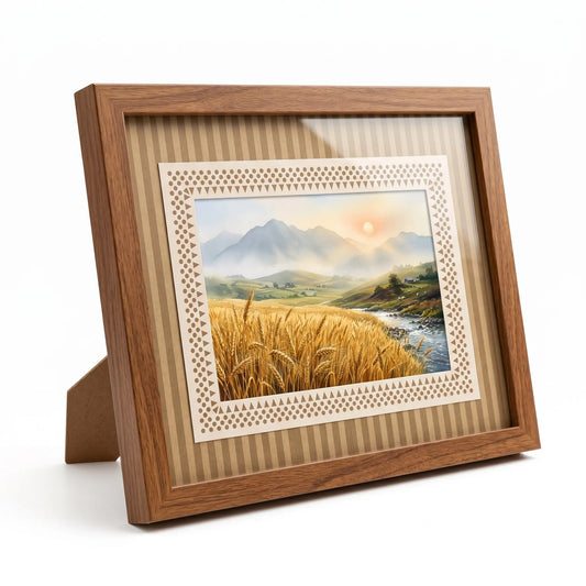 The Ticking Meadow - Photo paper size 6x4in Framzoo
