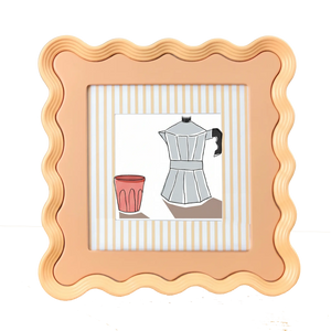 The Moka Morning - Photo paper size 4x4in Framzoo