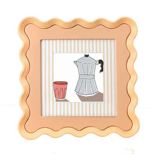 The Moka Morning - Photo paper size 4x4in Framzoo