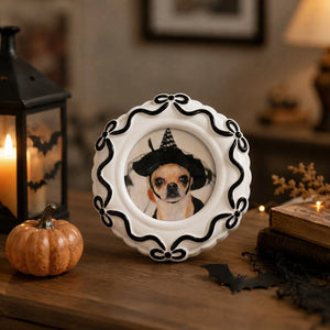 Halloween Picture Frame Set of 5 (4X4/4X6/5X7/7X9) , Vintage Spooky Gallery Wall Frames, Black Halloween Photo Frames Framzoo