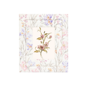 Lavender & Blush Floral Frame - Photo paper size 5x7in Framzoo