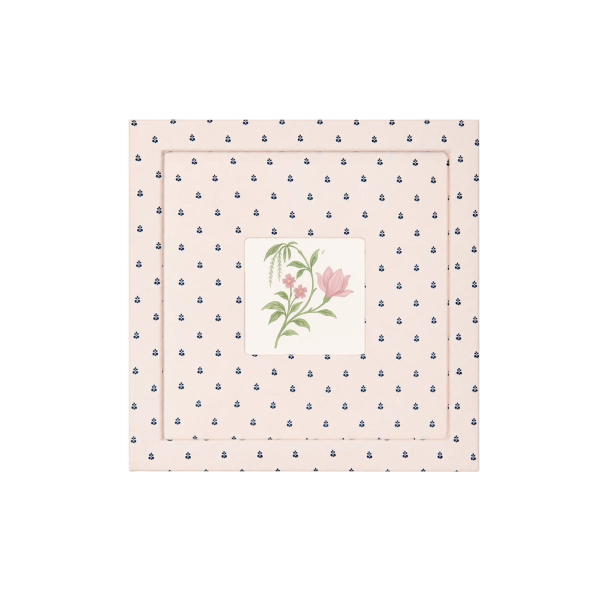 Blush Ditsy Floral - Photo paper size 5x5in Framzoo
