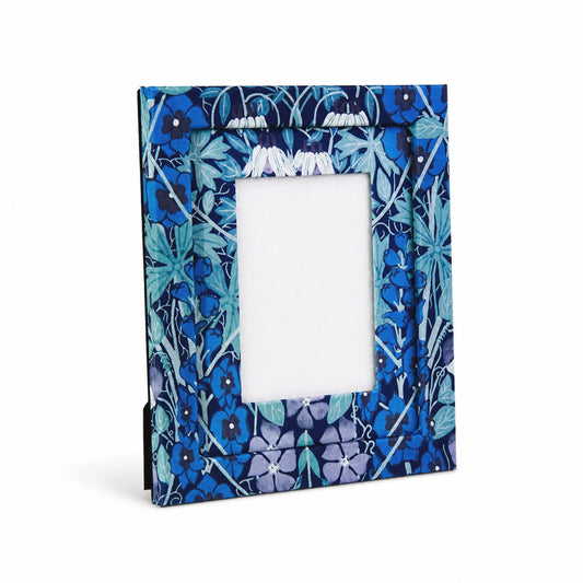 Midnight Cobalt Tapestry - Photo paper size 5x7in Framzoo