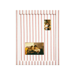 Eclectic Gallery Wall Frame Set – 6 Vintage Plaid Stripe Photo Frames-Photo paper size(2x1.5*4/2.5x3.5/5x7) Framzoo