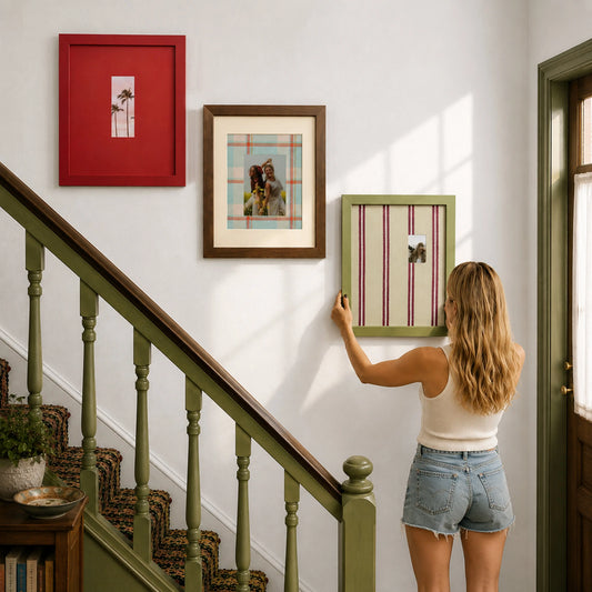 Warm Stairside Memories - Photo paper size 2x1.5in*4/5x7in/2.5x3.5in Framzoo
