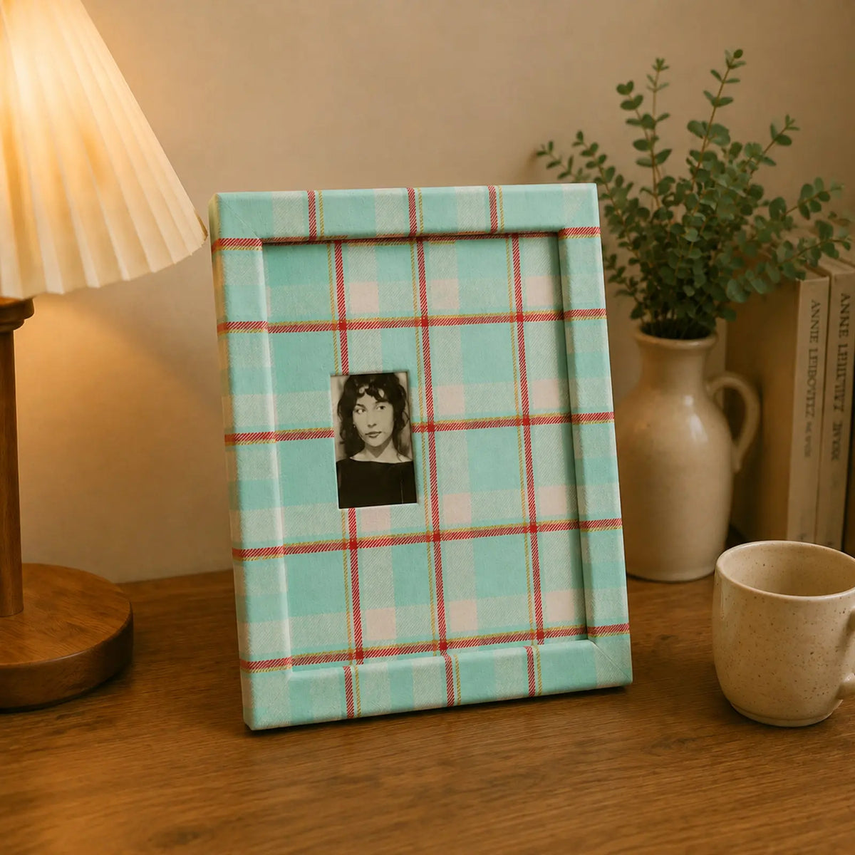 Preppy Plaid Photo Booth Strip Frame,(6x4in/2.5x3.5in/2x6in) Colorful Gallery Wall Decor (13x16) Framzoo