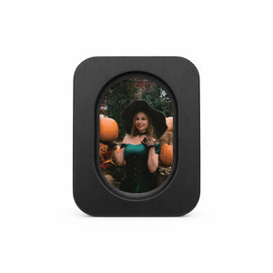 Halloween Picture Frame Set of 5 (4X4/4X6/5X7/7X9) , Vintage Spooky Gallery Wall Frames, Black Halloween Photo Frames Framzoo