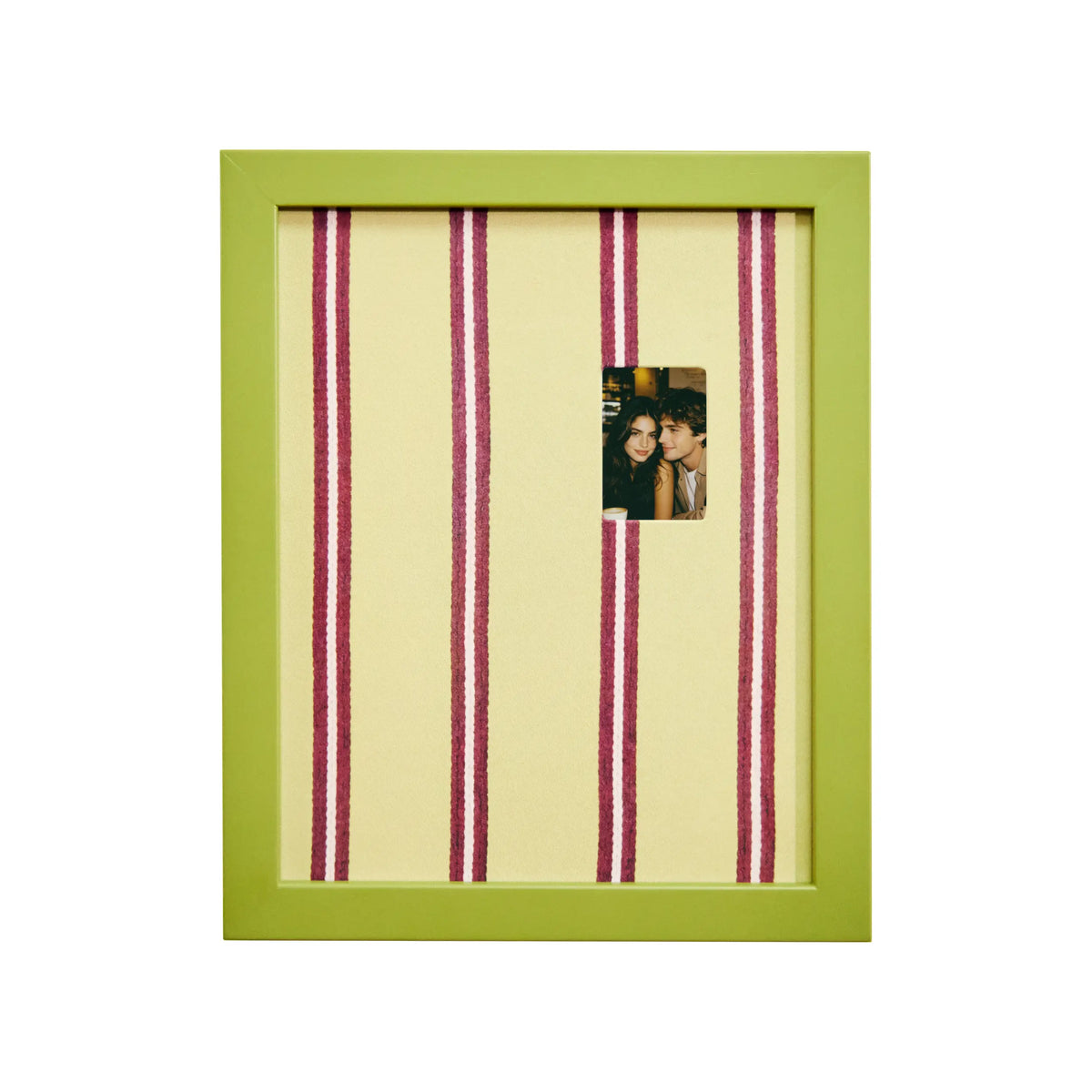 Retro Colorful Picture Frame, Plaid & Striped Photo Frame with Patterned Mat, Photo Booth Strip Frame, Eclectic Wall Decor, Preppy Gift Framzoo