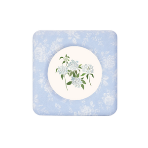 French Toile Rose - Photo paper size 4x4in Framzoo