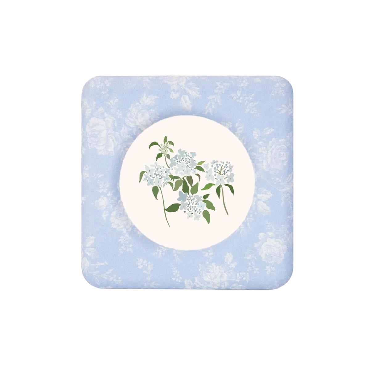 French Toile Rose - Photo paper size 4x4in Framzoo