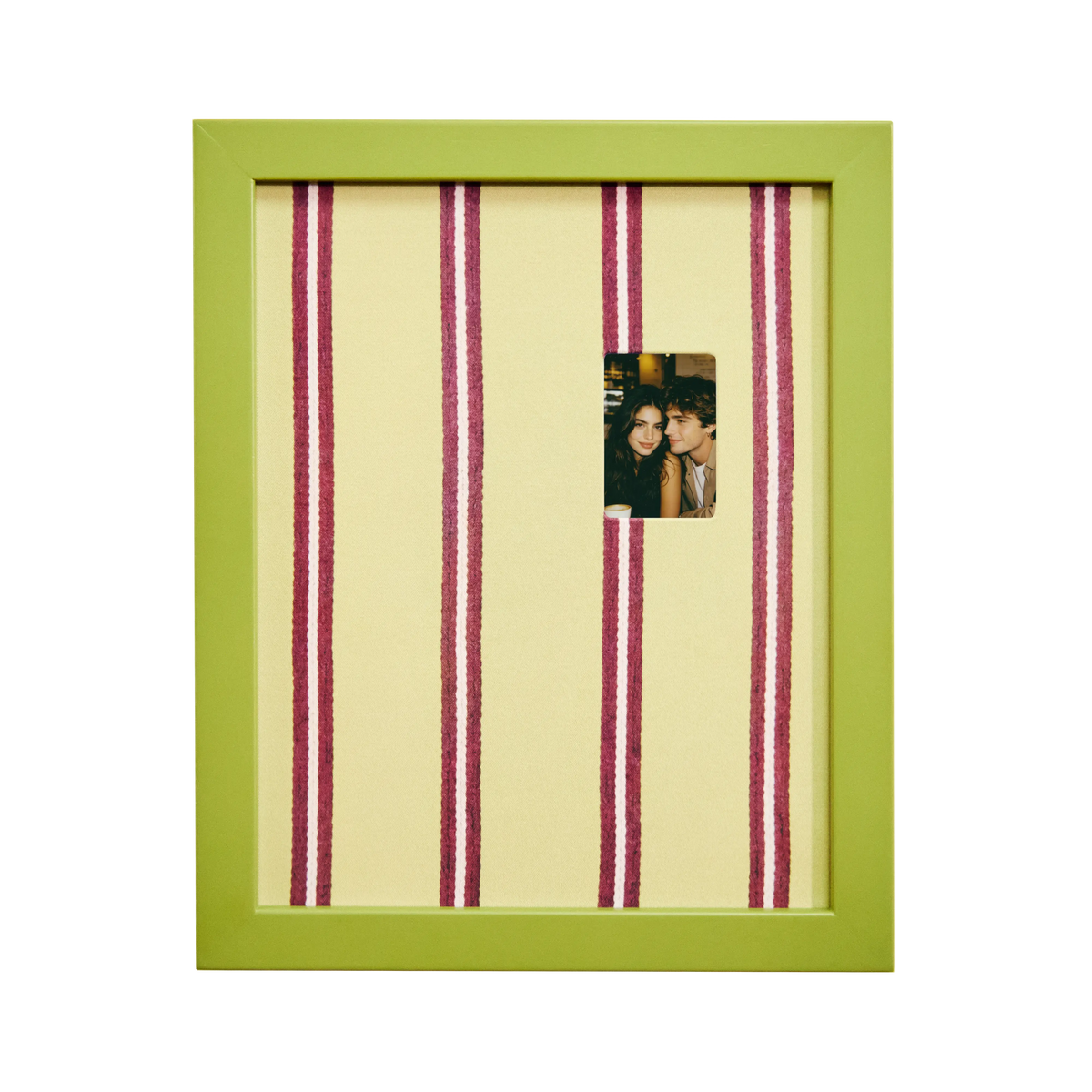 Country Picnic Stripe - Photo paper size 2.5x3.5in Framzoo