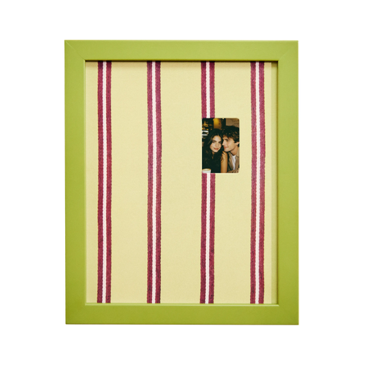 Country Picnic Stripe - Photo paper size 2.5x3.5in Framzoo